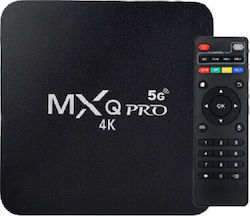 TV Box MXQ Pro 4K UHD Wi-Fi USB 2.0 16GB RAM and 128GB Storage Android 12.1 OS