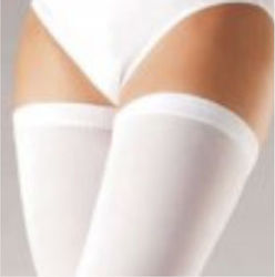 Protex Thigh High Stockings with Silicone White