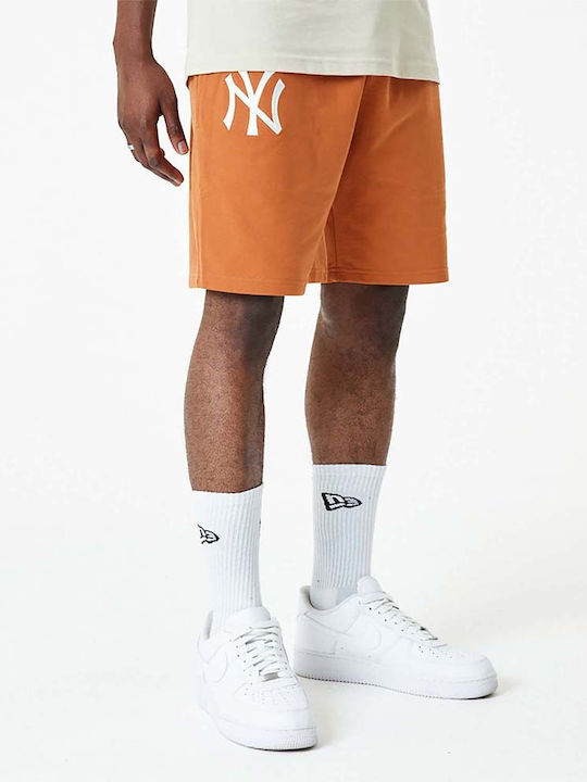 New Era New York Yankees Αθλητική Ανδρική Βερμούδα Καφέ