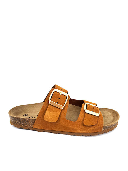 Flivver Leder Flache Sandalen für Damen Anatomi...