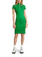 G-Star Raw Καλοκαιρινό Midi Φόρεμα Πράσινο