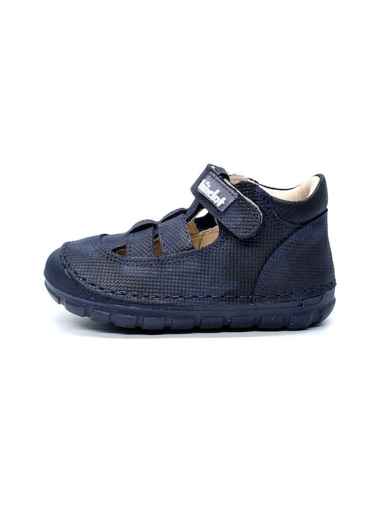 Bibelot children's leather shoes for boys Blue 23600-01