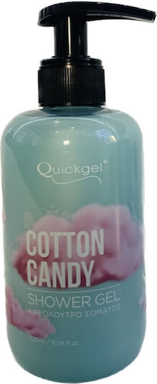 Quickgel Αφρόλουτρο σε Gel με Γλυκερίνη & Άρωμα Cotton Candy 300ml