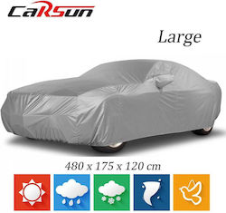 Carsun Car Covers 480x175x120cm Waterproof Large for Sedan with Elastic Straps