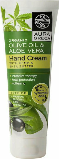 Aura Greca Hemp & Shea Butter Feuchtigkeitsspendende Handcreme 90ml