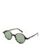 L.G.R. Reunion Unisex Γυαλιά Ηλίου με Κοκκάλινο Σκελετό Havana Scuro 09 / Flat Green g15