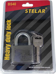 Stelar BS60 - 586646 Padlock Brass with Key 1pcs