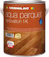Vernilac Aqua Parquet Varnish 1K Βερνίκι Επιφάνειας Πολυουρεθάνης Νερού Άχρωμο Ματ 750ml
