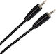 Plugger Καλώδιο Ήχου 3.5mm male - 3.5mm male Μαύρο 1.5m