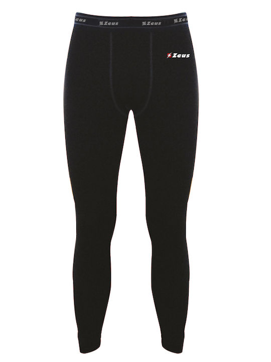 Zeus Total Herren Sportleggings Lang Schwarz