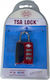 Tsa12068 Steel Padlock Brass With Key 35mm