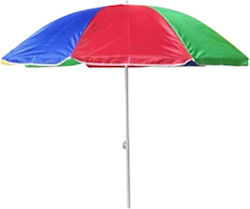 YB3067 Umbrelă Plajă Diametru 2.4m Multicoloră YB3067 Umbrelă Plajă Diametru 2.4m Multicoloră