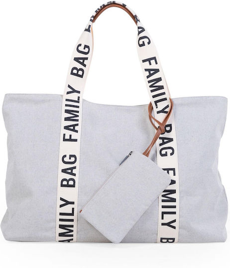 Childhome Τσанта-Смяна на Пелени Off White 55x18x40см.