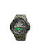 Skmei Analog/Digital Uhr Chronograph Batterie mit Kautschukarmband Army Green
