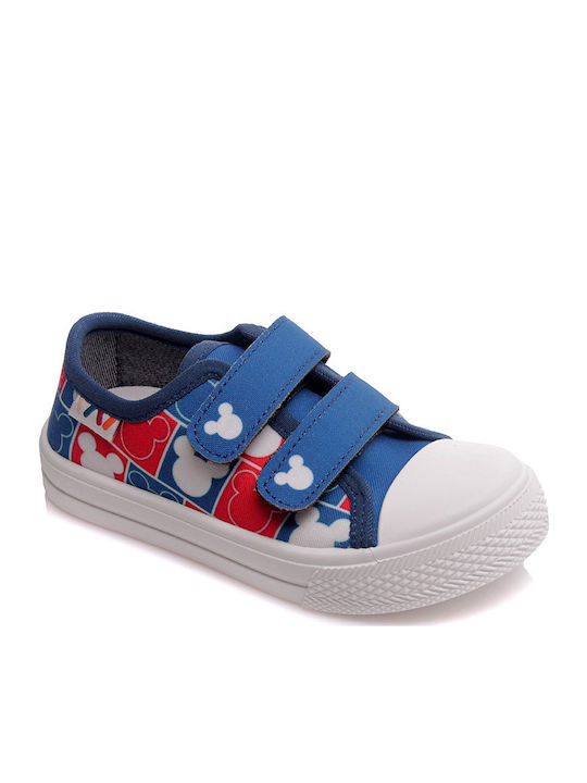 Παιδικά Sneakers Ανατομικά με Σκρατς Μπλε