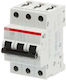 Abb Automatic Circuit Breaker 4A Triple-pole AC 70420
