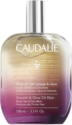 Caudalie Smooth & Glow Oil Elixir Ξηρό Σταφυλέλαιο για Μαλλιά και Σώμα 100ml