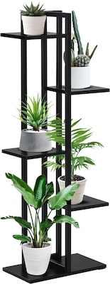 Outsunny 845-759V00BK Turnul de plante Lemn 40x22x113cm.