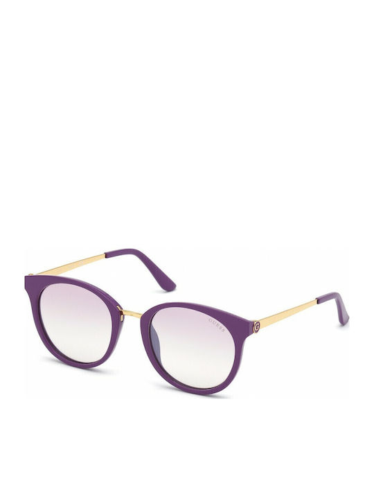 Guess Damen Sonnenbrille mit Lila Kunststoff Ge...