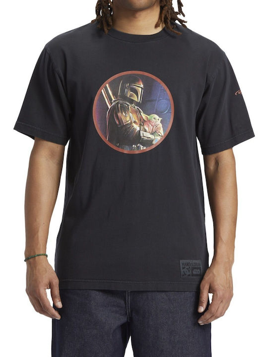 DC Ανδρικό T-shirt Κοντομάνικο Μαύρο