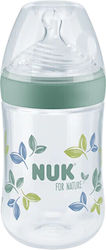 Nuk Nature για 6-18 Monate Transparent-Grün 260ml 1Stück