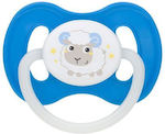 Canpol Babies Pacifier Silicone Bunny & Company Sheep Blue for 6-18 months 1pcs