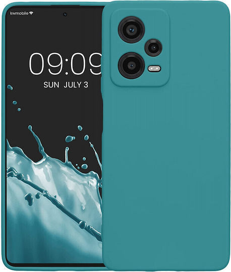 KWmobile Back Cover Silicon Matte Petrol (Redmi Note 12 Pro / Poco X5 Pro)