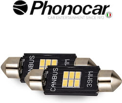 Phonocar Lamps Car LED 6000K Cold White 12V 1.9...