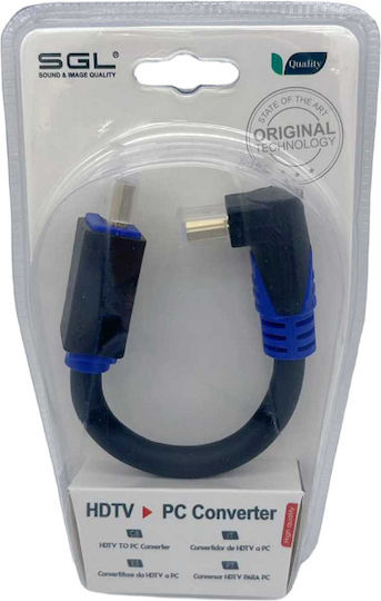 SGL Converter HDMI male to HDMI male 1pcs 098050