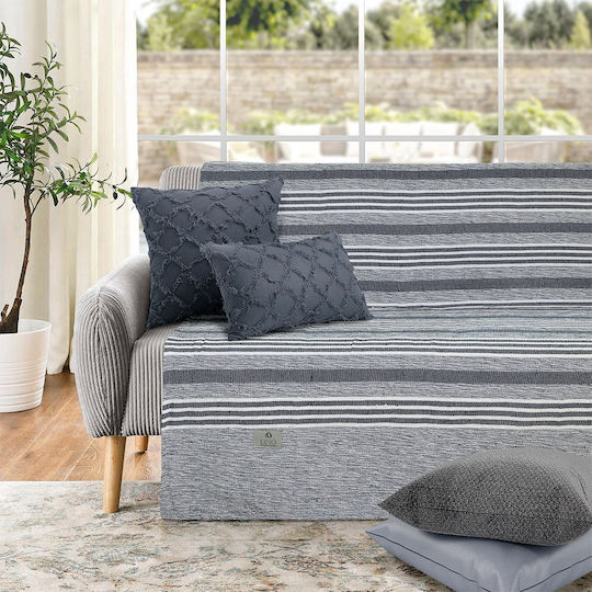 Lino Home Dreisitzer-Sofa Wurf Alirio 170x280cm Gray
