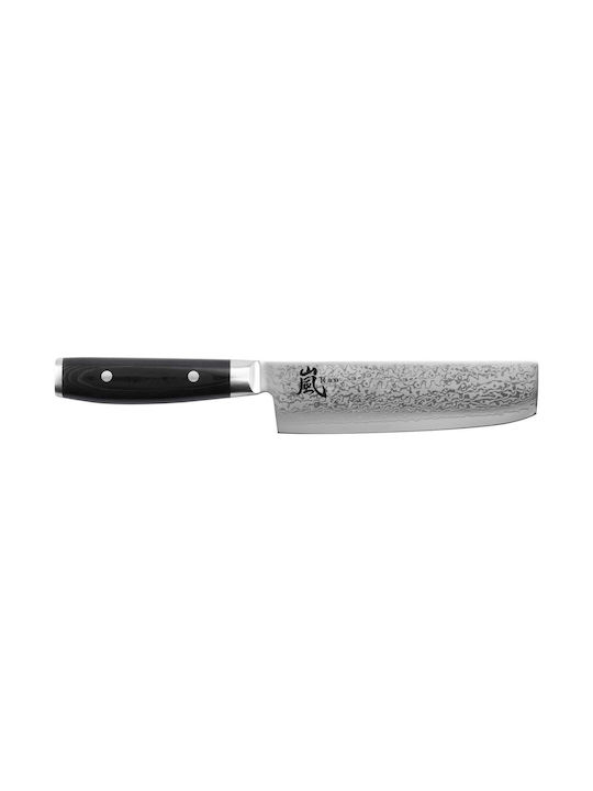 Yaxell Nakiri Knife of Damascus Steel 16.5cm 36044