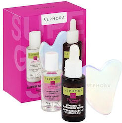 Sephora Collection Women's Moisturizing Cosmetic Set Suitable for All Skin Types with Serum / Face Cleanser 40ml