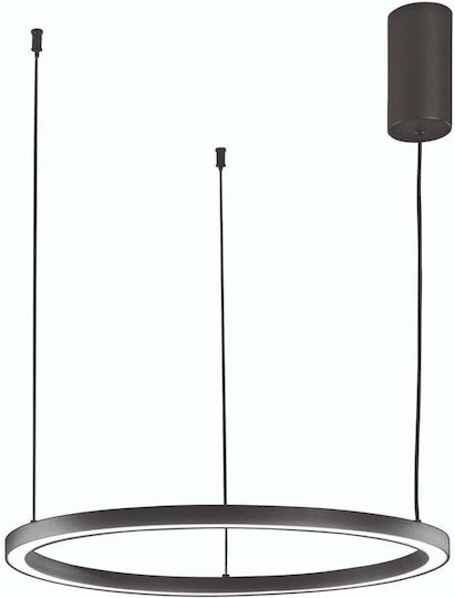 Fan Europe Led-Hoop-S60 Висящо Осветително Тяло Черен 60x80x150см.