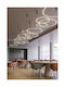 Fan Europe Led-Hoop-S60 Hängelampe Gold 60x60x150cm.