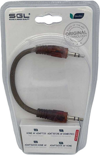SGL Konverter 3.5mm männlich zu 3.5mm männlich 1Stück 098142