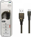 SGL Regular USB 2.0 to micro USB Cable Μαύρο 5m (097381)