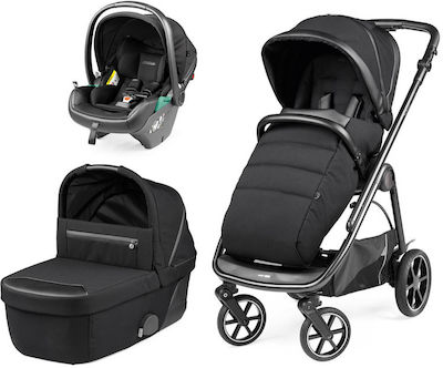 Peg Perego Veloce Verstellbar 3 in 1 Baby Kinderwagen Geeignet für Neugeborene Licorice 10.7kg