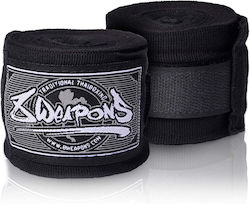 8 Weapons Martial Arts Hand Wrap 5m Black 8090017