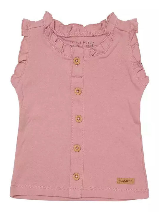 Little Dutch Kids Blouse Sleeveless Pink