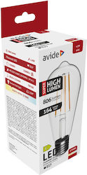 Avide ABLFST58WW-4.9W-SHL Bec LED 4.9W pentru Dulie E27 Alb cald