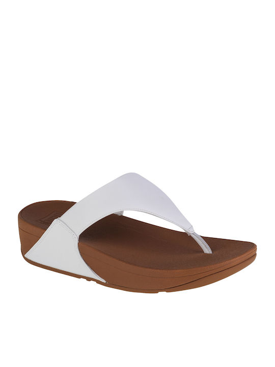 Fitflop Σαγιονάρες με Πλατφόρμα σε Λευκό Χρώμα