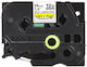 Brother TZe-SL661 Label Maker Tape 8m x 36mm in Yellow Colour Compatible with Brother TZe/TZ