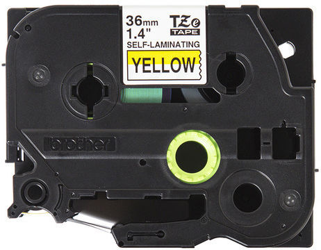 Brother TZe-SL661 Label Maker Tape 8m x 36mm in Yellow Colour Compatible with Brother TZe/TZ