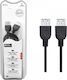 SGL USB 2.0 Cable USB-A female - USB-A female Μαύρο 5m (097442)