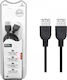 SGL USB 2.0 Cablu USB-A female - USB-A female Negru 3m 097435