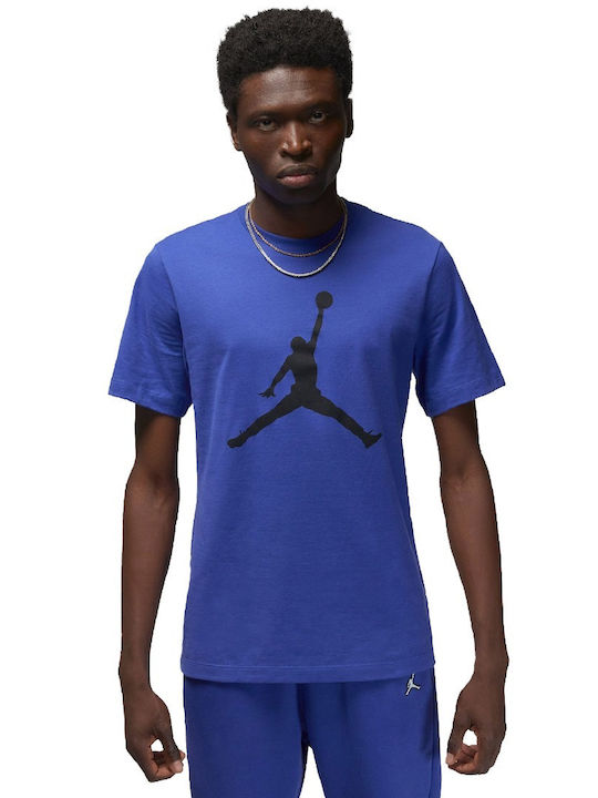 Jordan Herren T-Shirt Kurzarm Blau