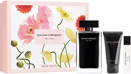 Narciso Rodriguez For Her Limited Edition Γυναικείο Σετ με Body Lotion 3τμχ