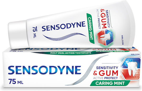 Sensodyne Sensitivity & Gum Паста за зъби за чувствителни зъби и гингивит грижовна мента 75ml