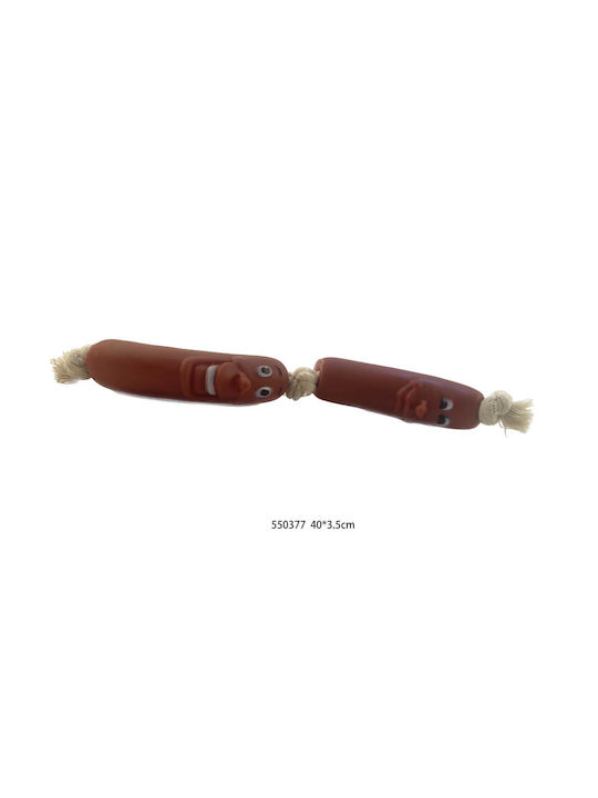 Dog Toy Rope Brown 23cm