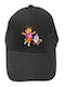 Takeposition Kids' Hat Jockey Fabric Dora Black